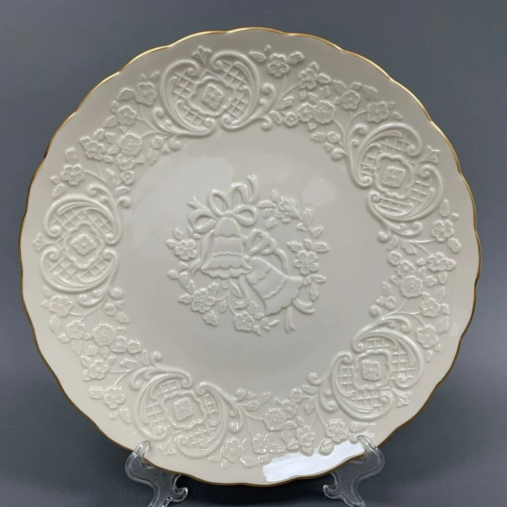 Lenox‎ Cream White Marriage 12.5 Plate To Commemorate This Very Special Occasion